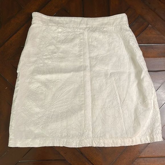 Tommy Bahama white linen skirt - size 6 - Picture 5 of 7